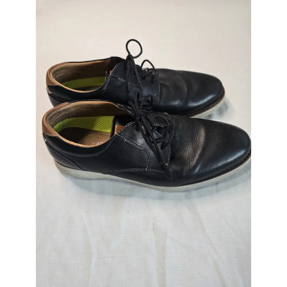Florsheim Launch Hybrid Plain Toe Oxfords Mens Size 9 Black Leather 14280-001